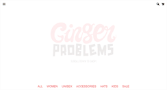 Desktop Screenshot of gingerproblems.com